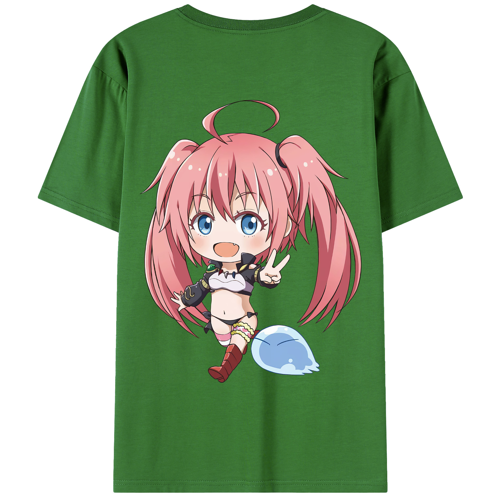 （画像用） 転スラ Regarding Reincarnated to Slime レディース半袖Tシャツ(バックプリント)